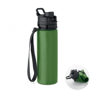 Style Branding Merchandise branded green water bottle with clip promotional drinkware for UK businesses