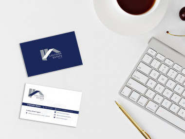 Custom printed branded business cards with company logo